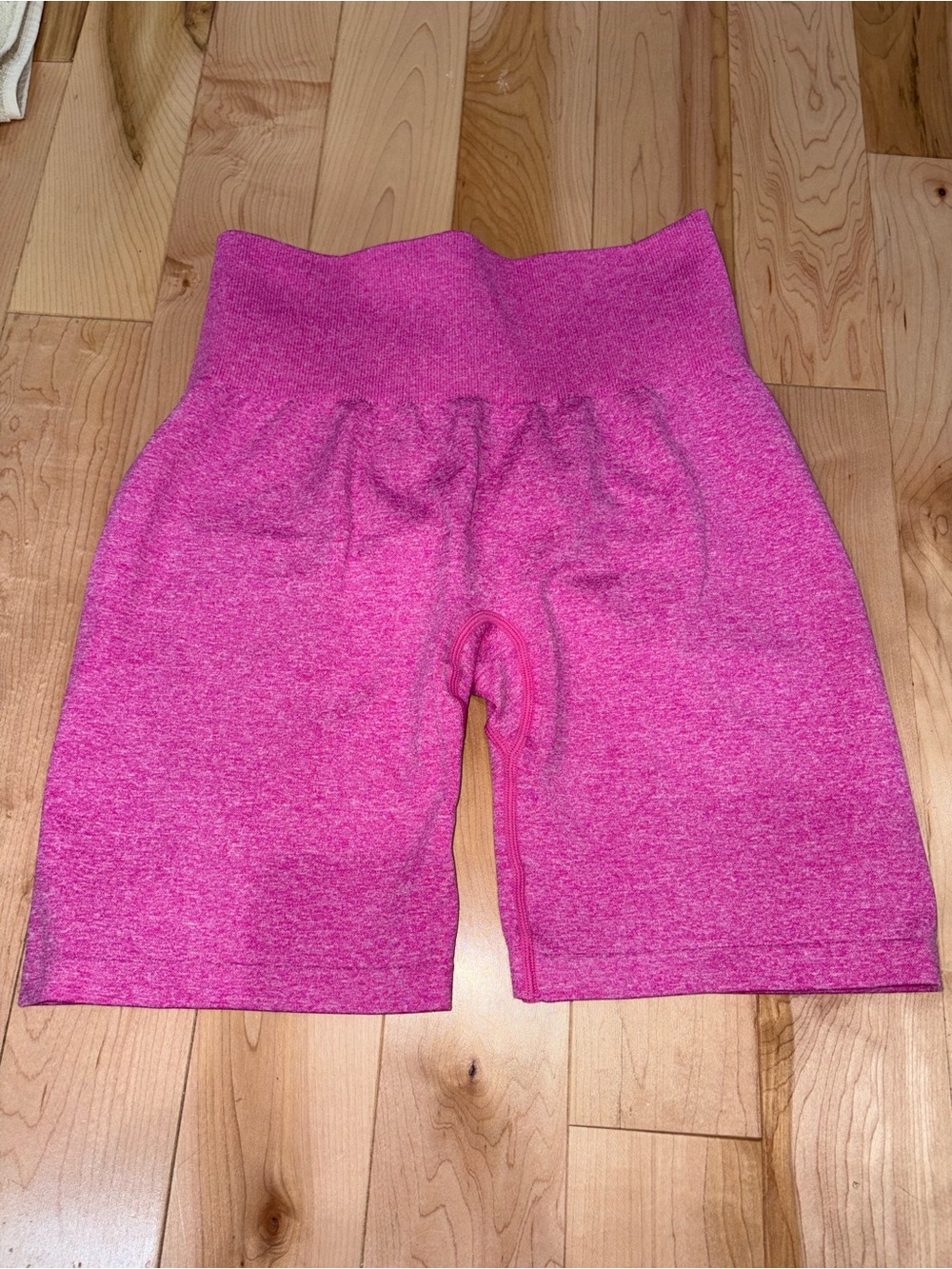 NVGTN Bubble Gum Pink Scrunch Seamless Shorts